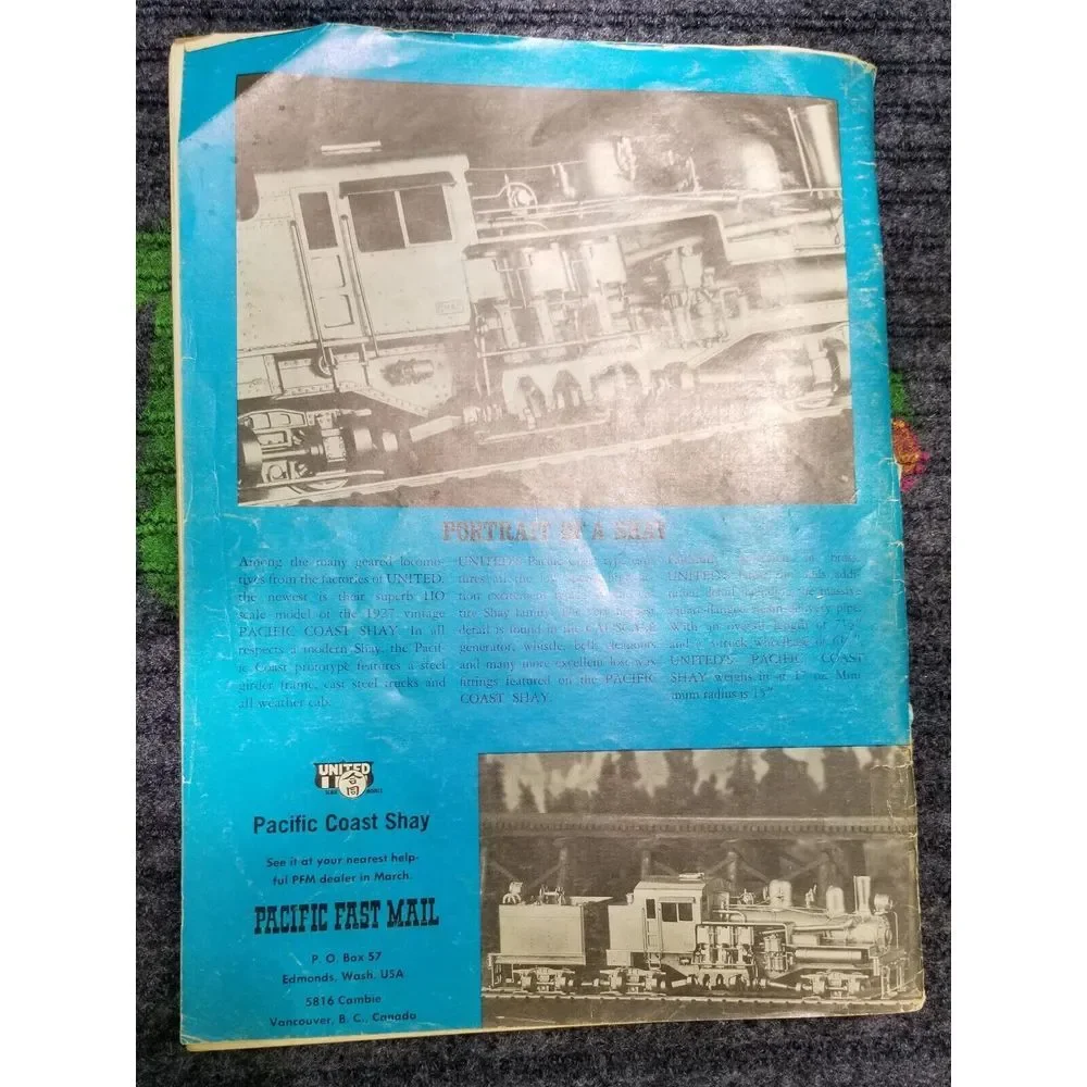 Model Railroader Magazine 1972 March Locomotive Train Hobby Craft Transportation